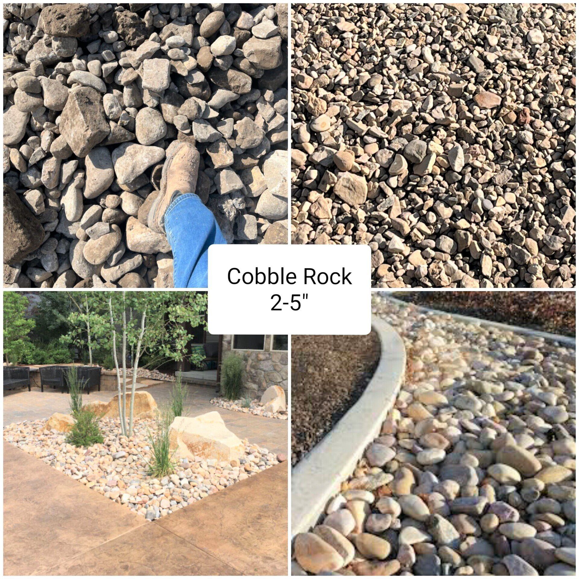 Cobble Rock | Rock Products Delivered in Salt Lake City, Utah - Mark's Lawn and Garden Supply