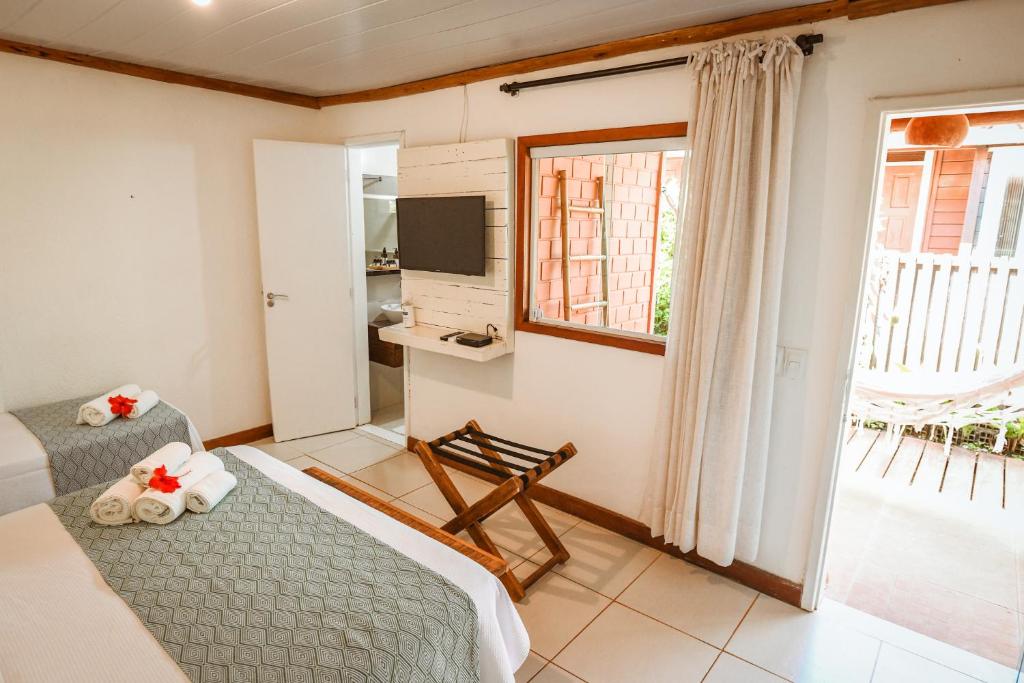 Quartos Pousada Pedra do Mar - Ecocharme