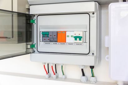 Whole-home surge protection system installed by local Savannah electricians. Whole-home surge protection system installed by local Savannah electricians.