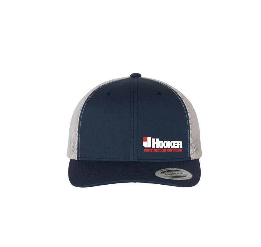 Navy Silver Cap
