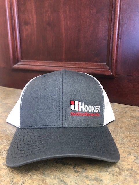 Charcoal White Cap