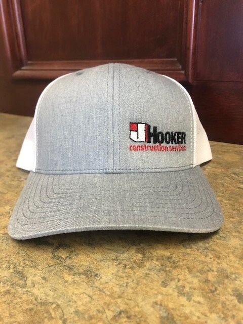 Gray White Cap