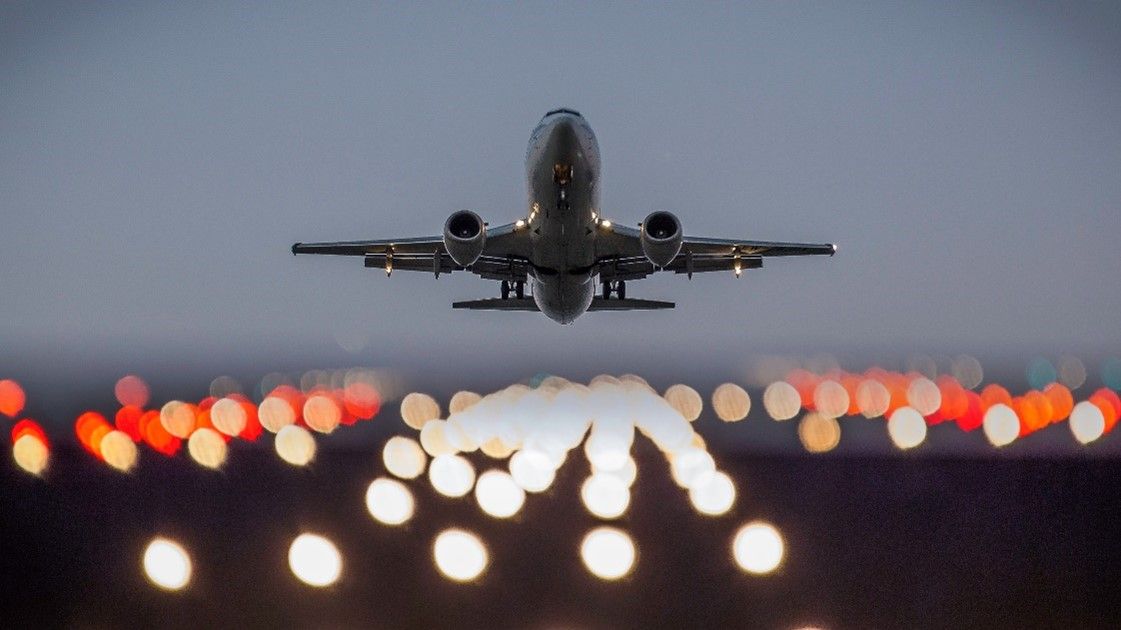 Plane taking off