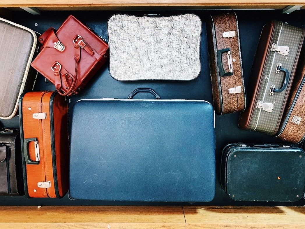 Packed luggage