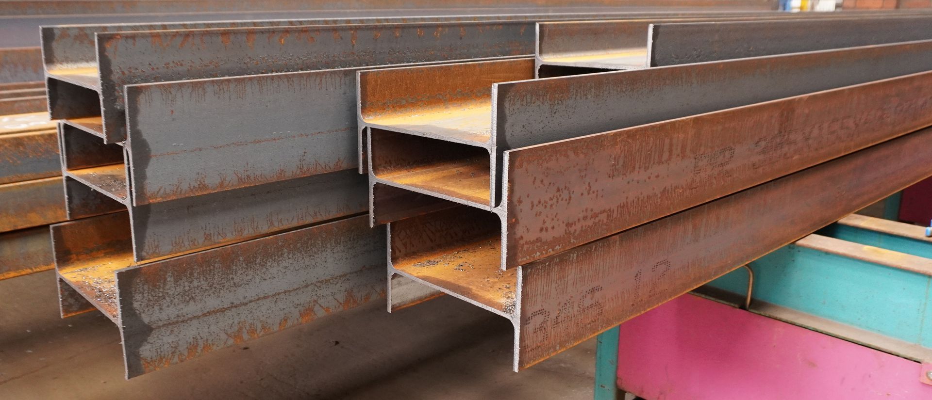 Rusty Steel Beams