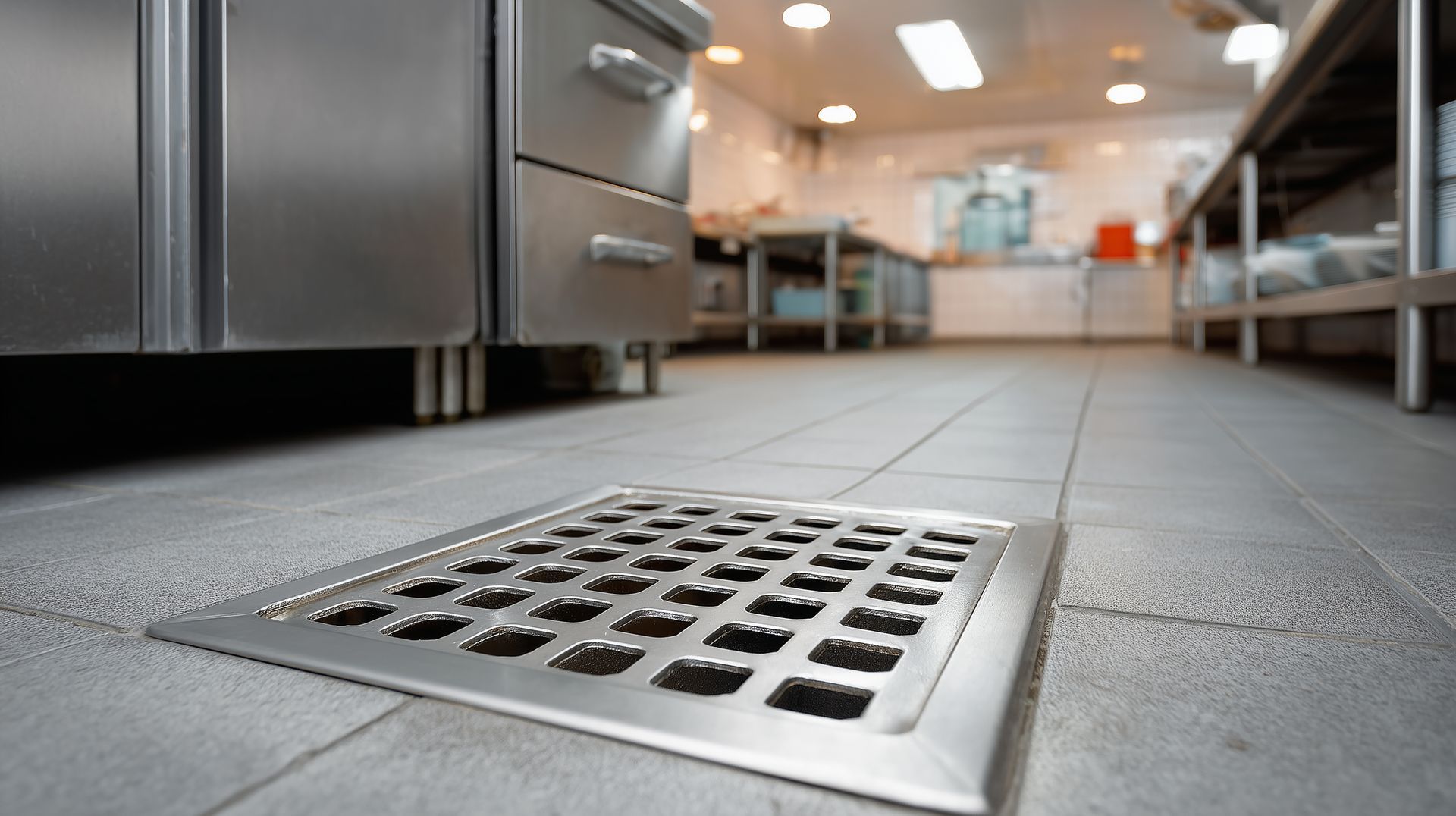 floor drain placement