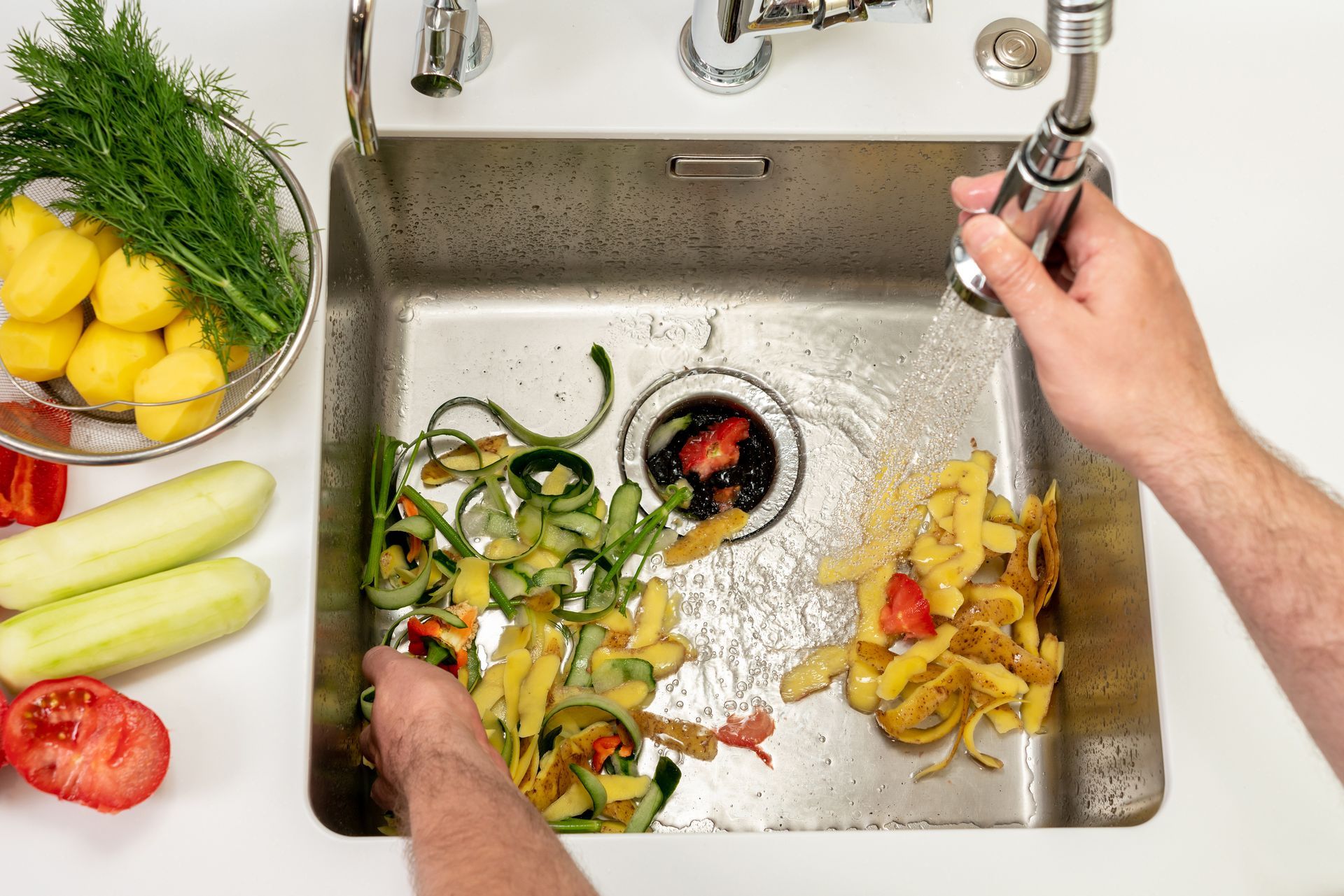 disposing of food waste