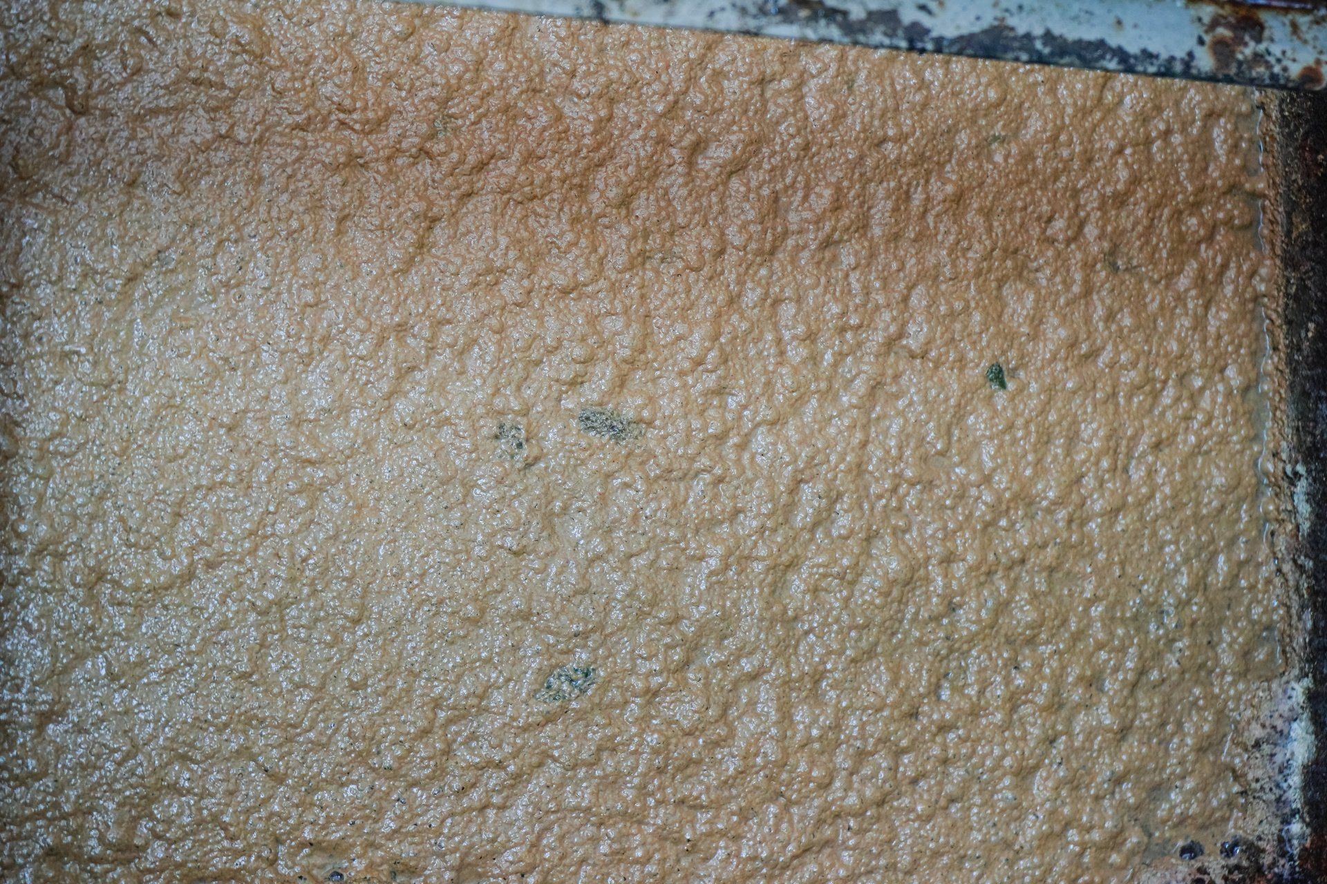 grease sitting in a grease trap