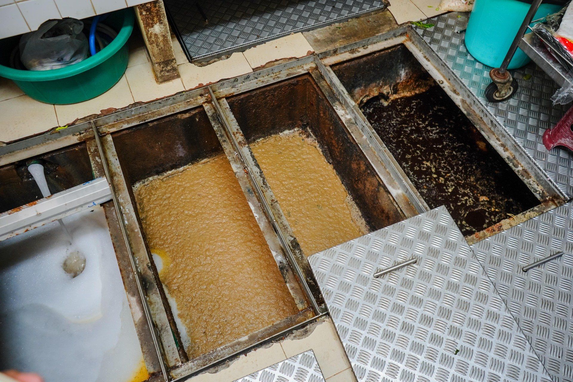 grease trap installation