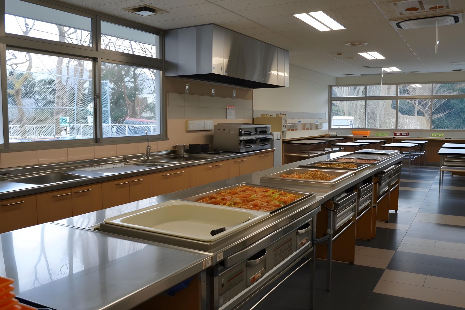 school cafeteria
