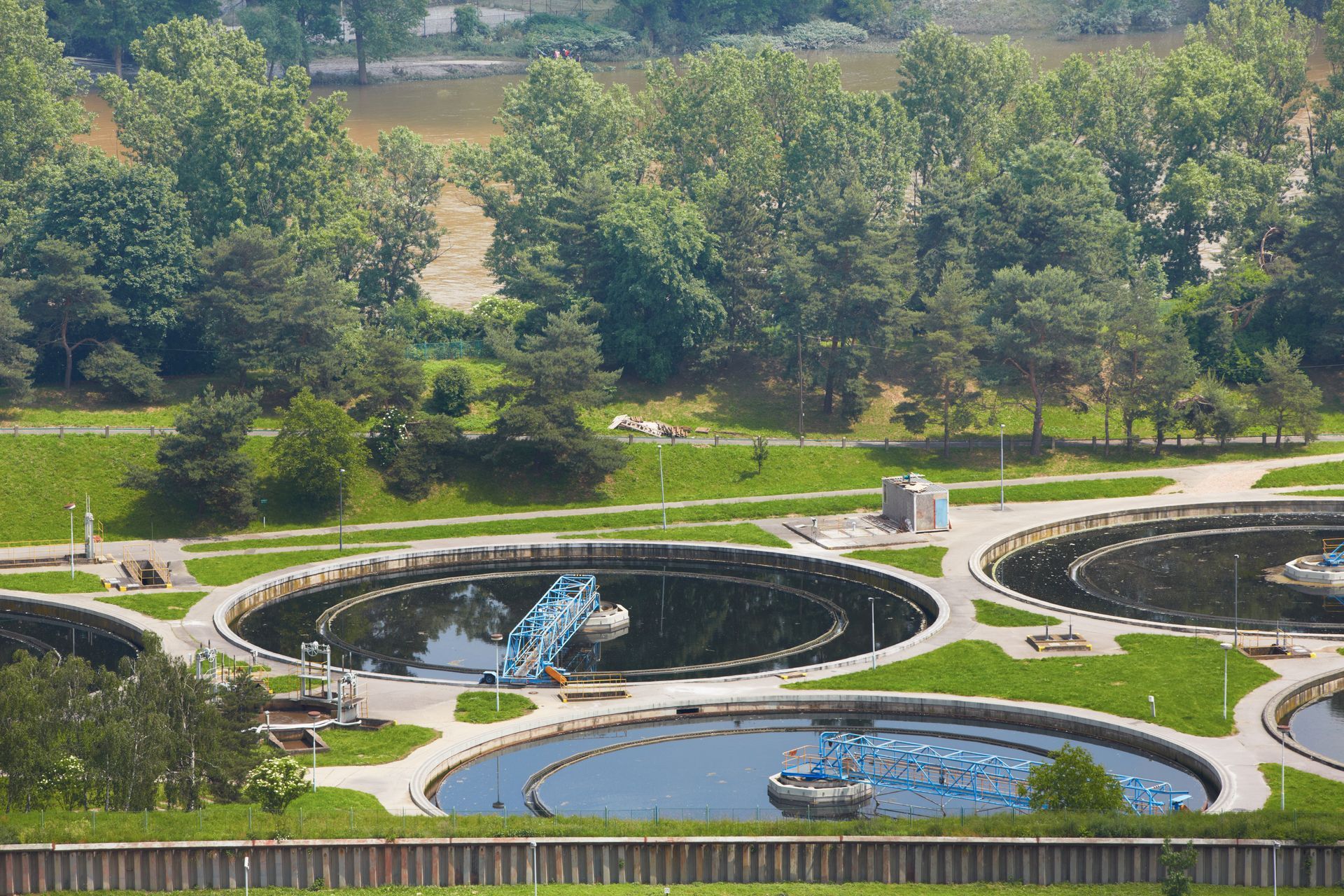 water reuse program at a wastewater treatment plant