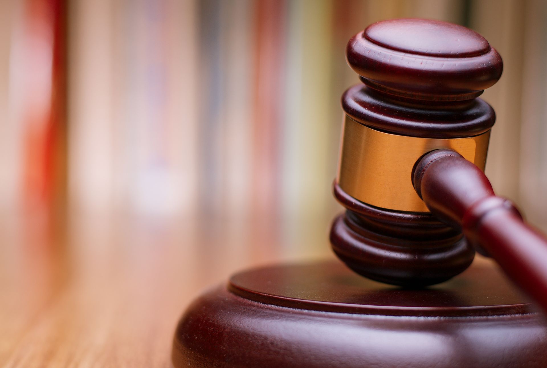 judge's gavel on a table