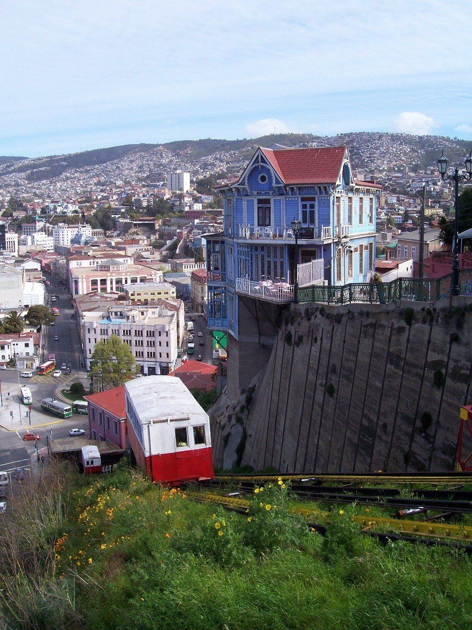 a view in Valparaiso city port