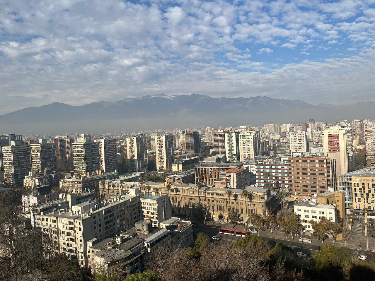 Santiago from Santa Lucia hill