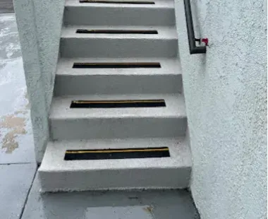 Pressure Washing Stairs