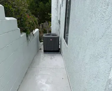 Pressure Washing Sideyard