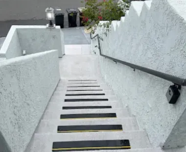 Pressure Washing Stairs