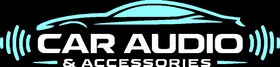 Logo of a car silhouette in teal above the words 