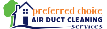 The logo for preferred choice air duct cleaning services