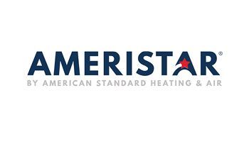 The logo for ameristar by american standard heating and air.