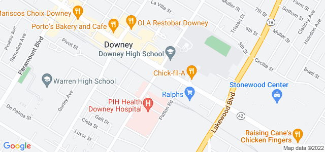 Map of business location