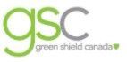 Green Shield Canada logo with green and gray text and leaf icon
