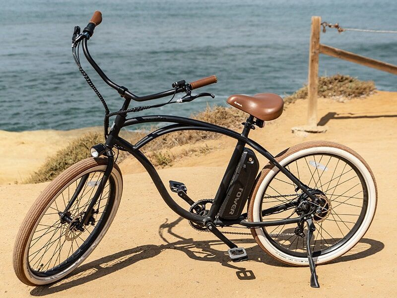 Electric Bicycle On A Sand Surface — Gladstone Bicycle Centre in Gladstone, QLD