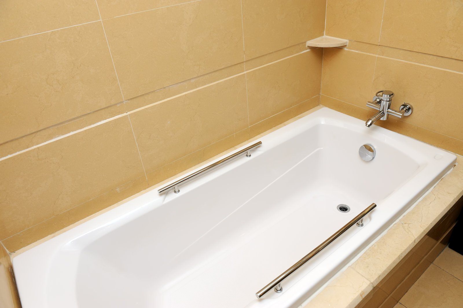 a bathroom tile resurfacing