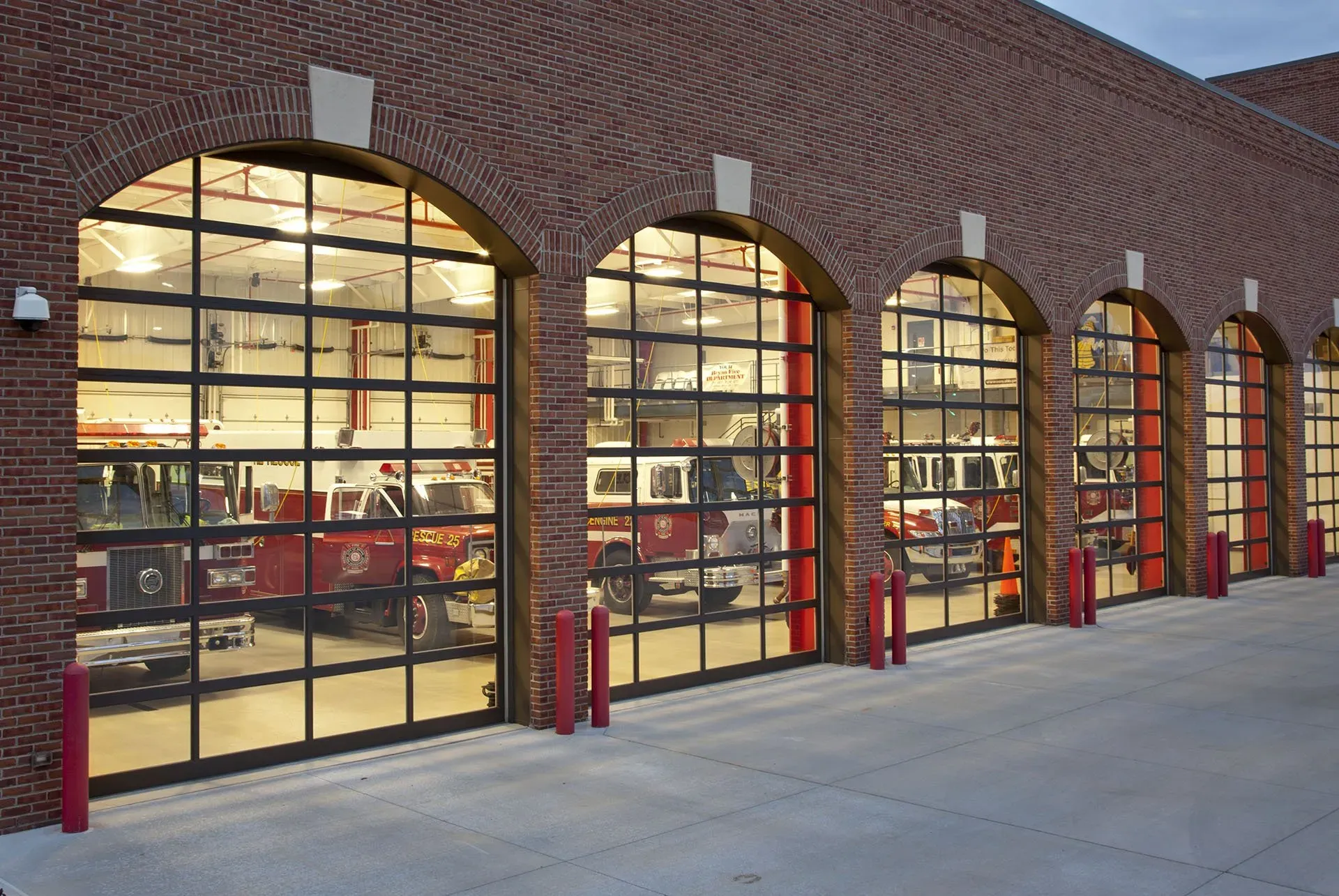 Full View Garage Door Fire Department
