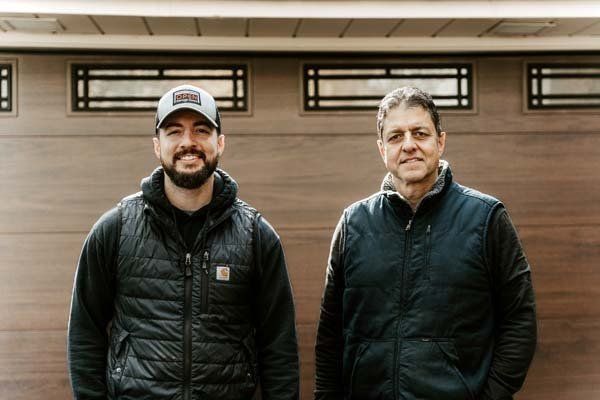 Marc & Anthony Centofanti Open Garage Doors