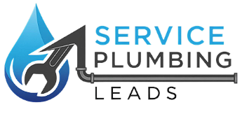 Logo featuring a blue water drop shape enclosing a wrench, with the text