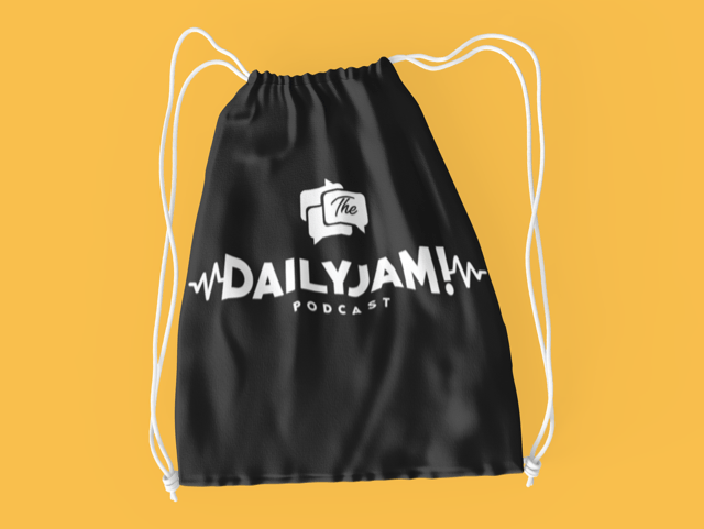 The Daily Jam Drawstring Bag