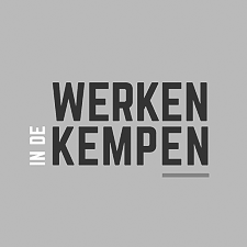 Het woord werken staat op een grijze achtergrond