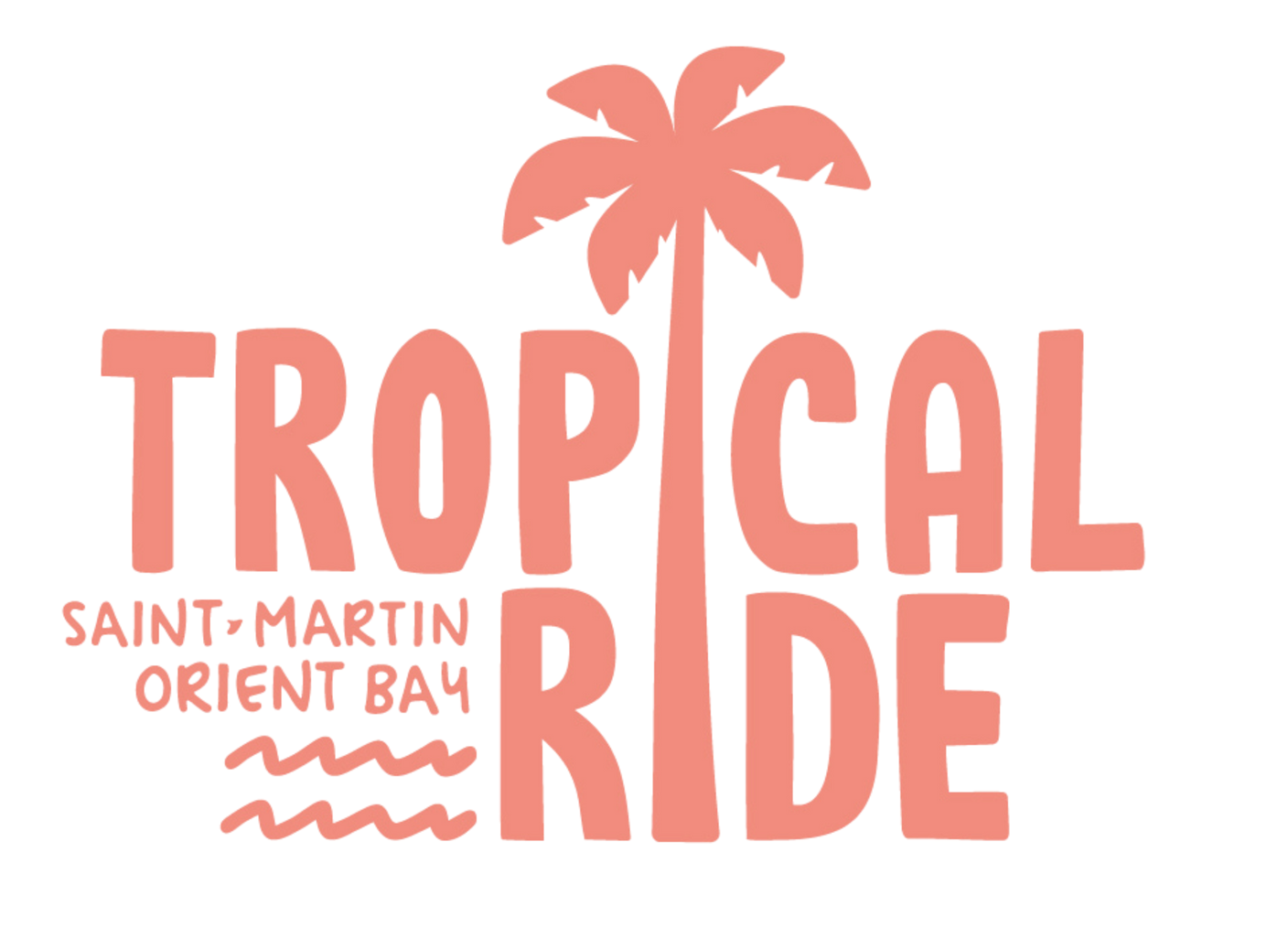 The logo for tropical ride saint martin orient bay