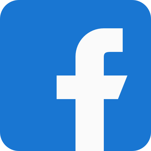 Logo Facebook : un « f » blanc sur un carré bleu.