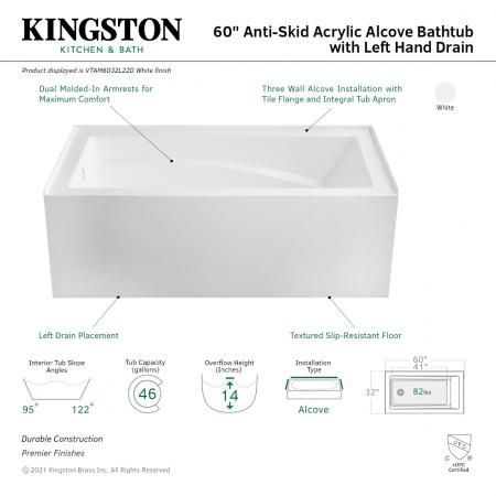 60in white tub in stock