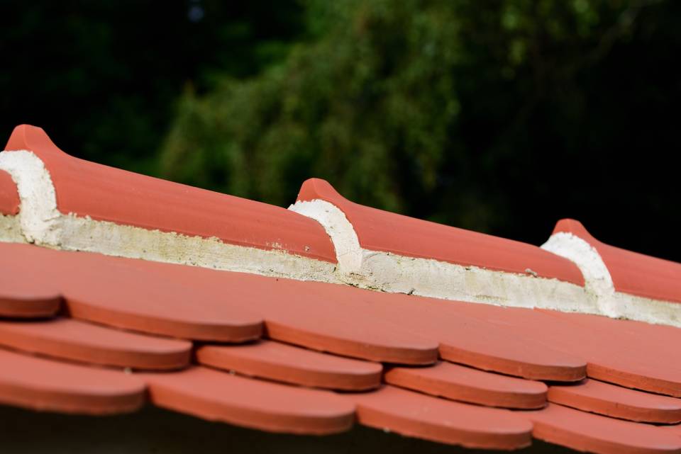 Ridged tiles