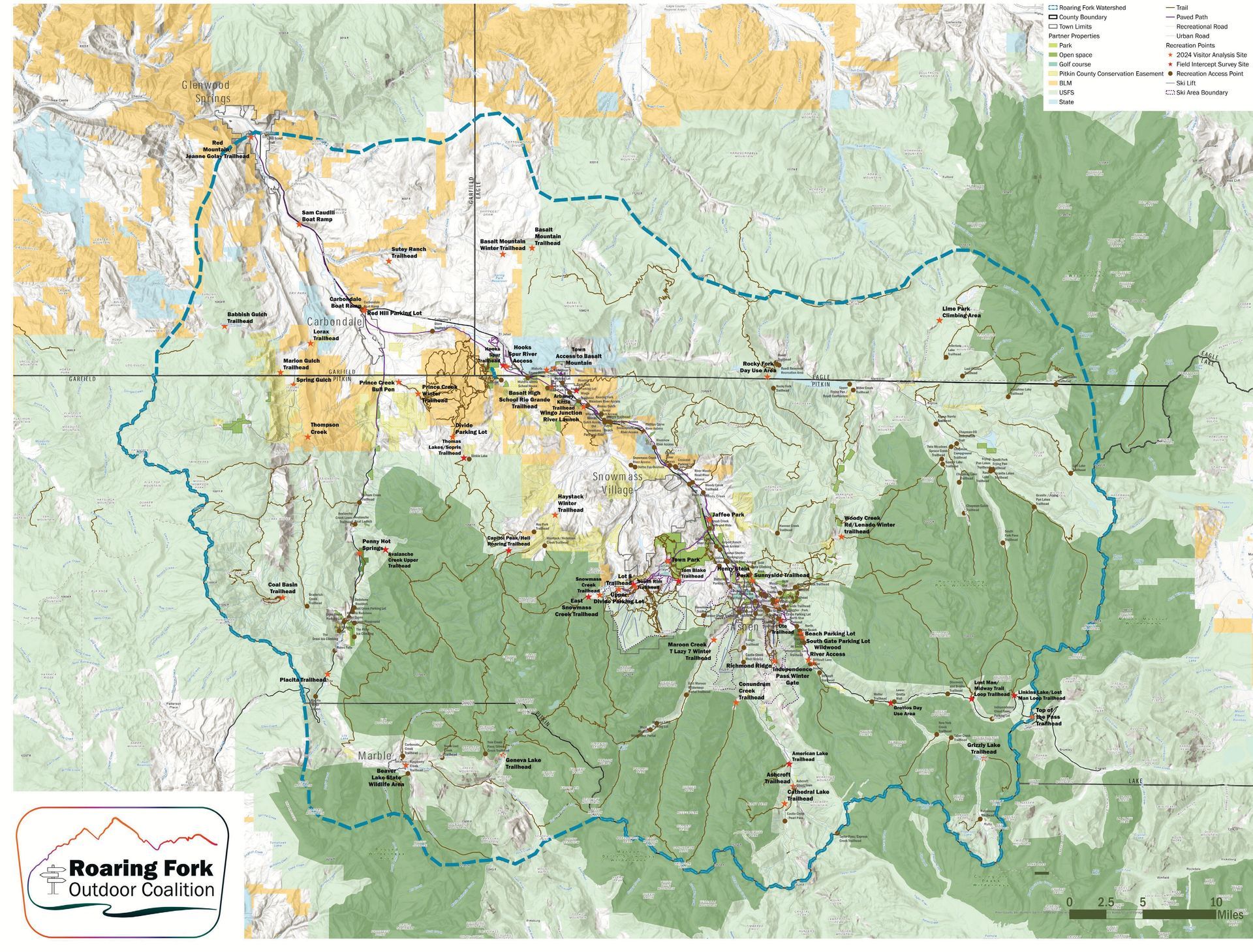 roaring fork valley map