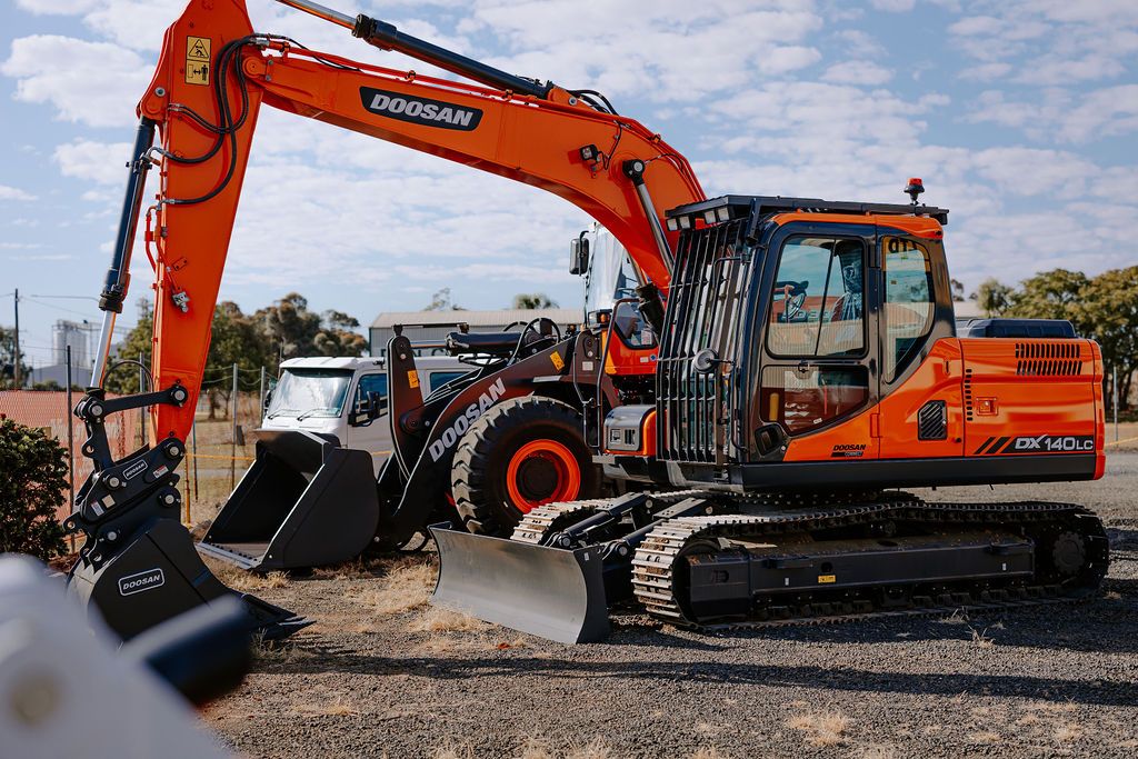 Doosan Excavators in Dubbo Tracserv