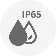 IP-65 rated front panel