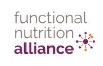 Functional Nutrition Alliance logo with gray and purple text and a purple-orange dot network symbol