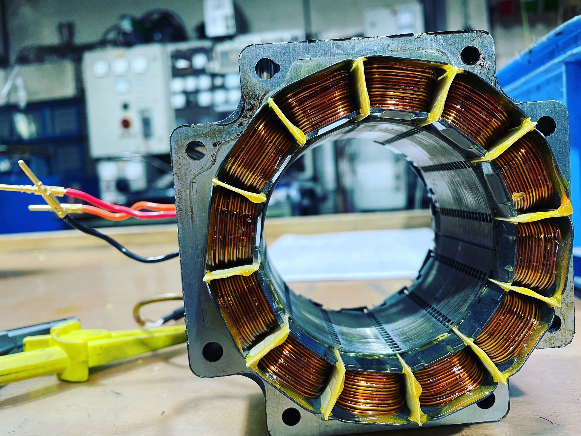 Servomotor Wicklung