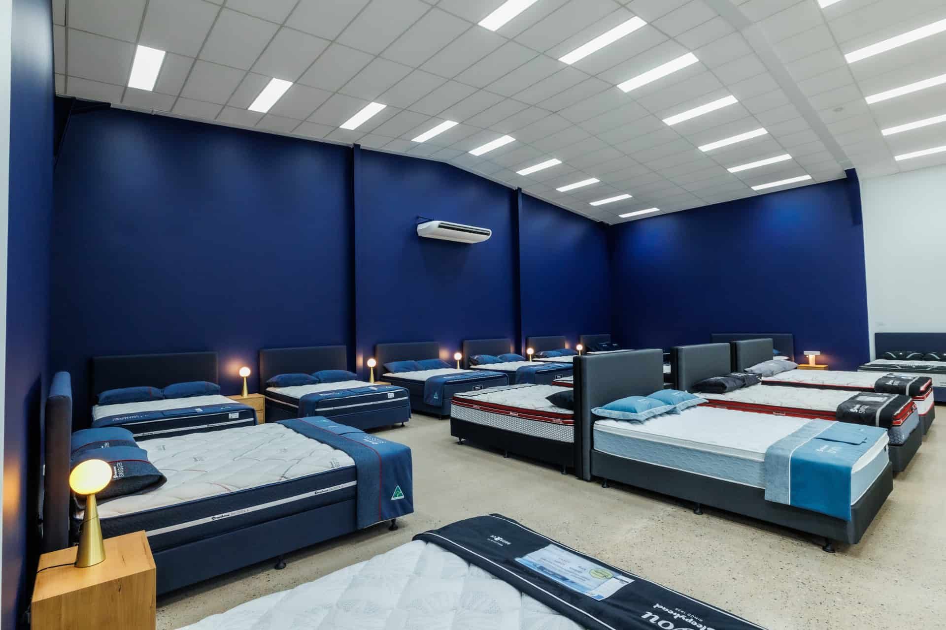 Showroom With a Range of Beds on Display — The Comfort Zone Darwin In Winnellie, NT