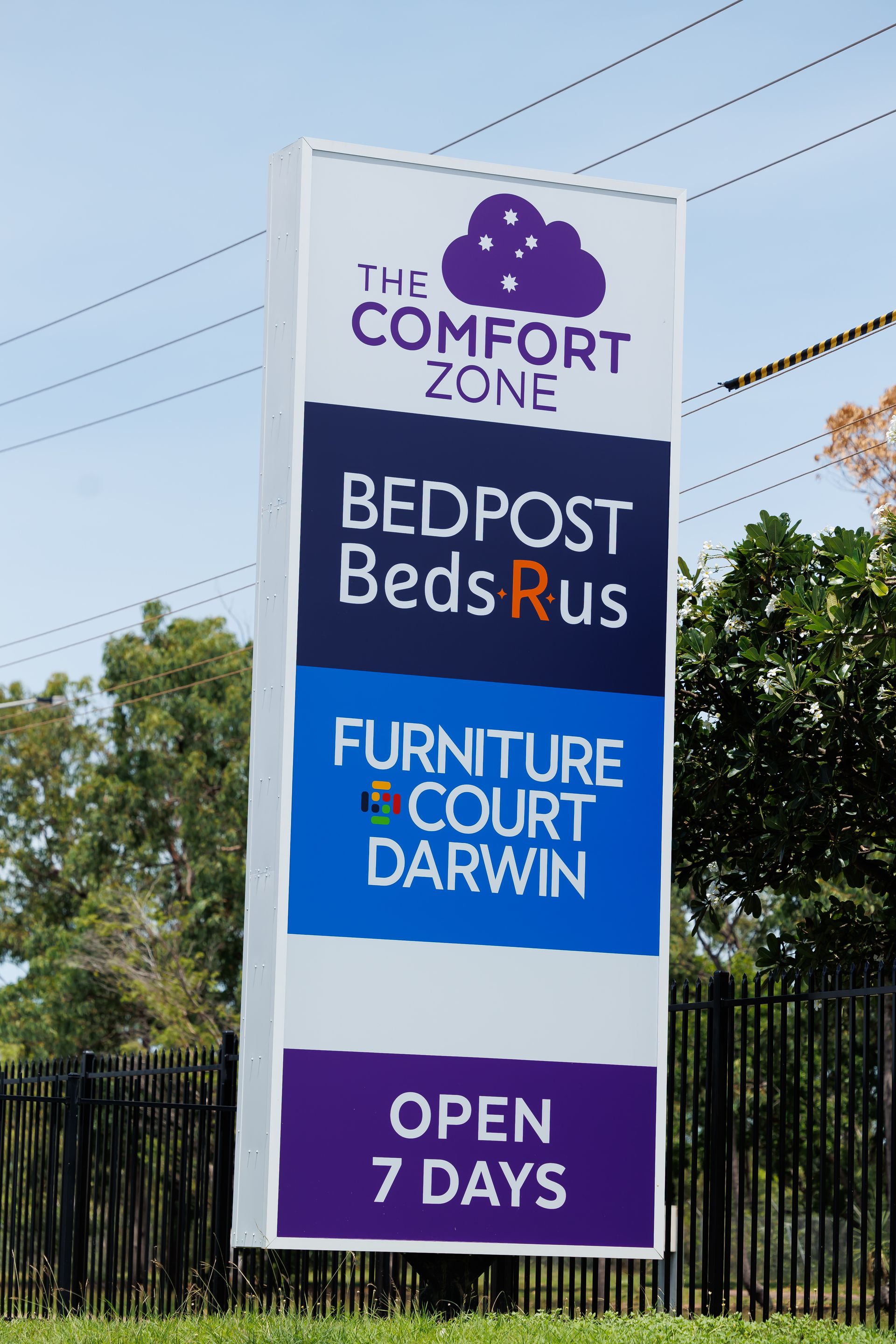 A Room Filled With Shelves Filled With Lots of Blankets and Pillows — The Comfort Zone Darwin In Winnellie, NT