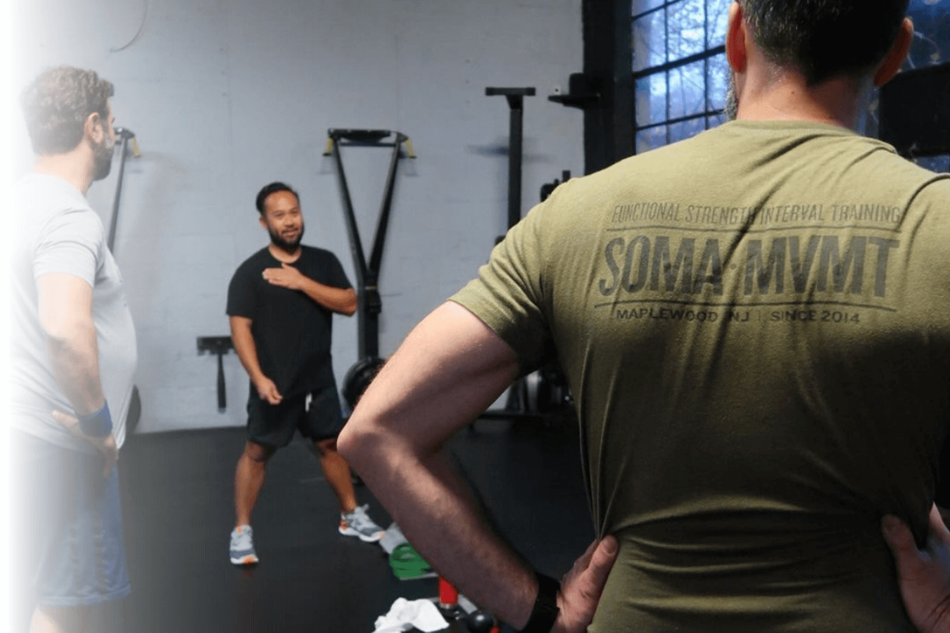 Beginners training with coached strength and conditioning at Soma MVMT in Maplewood, NJ for safe progress.