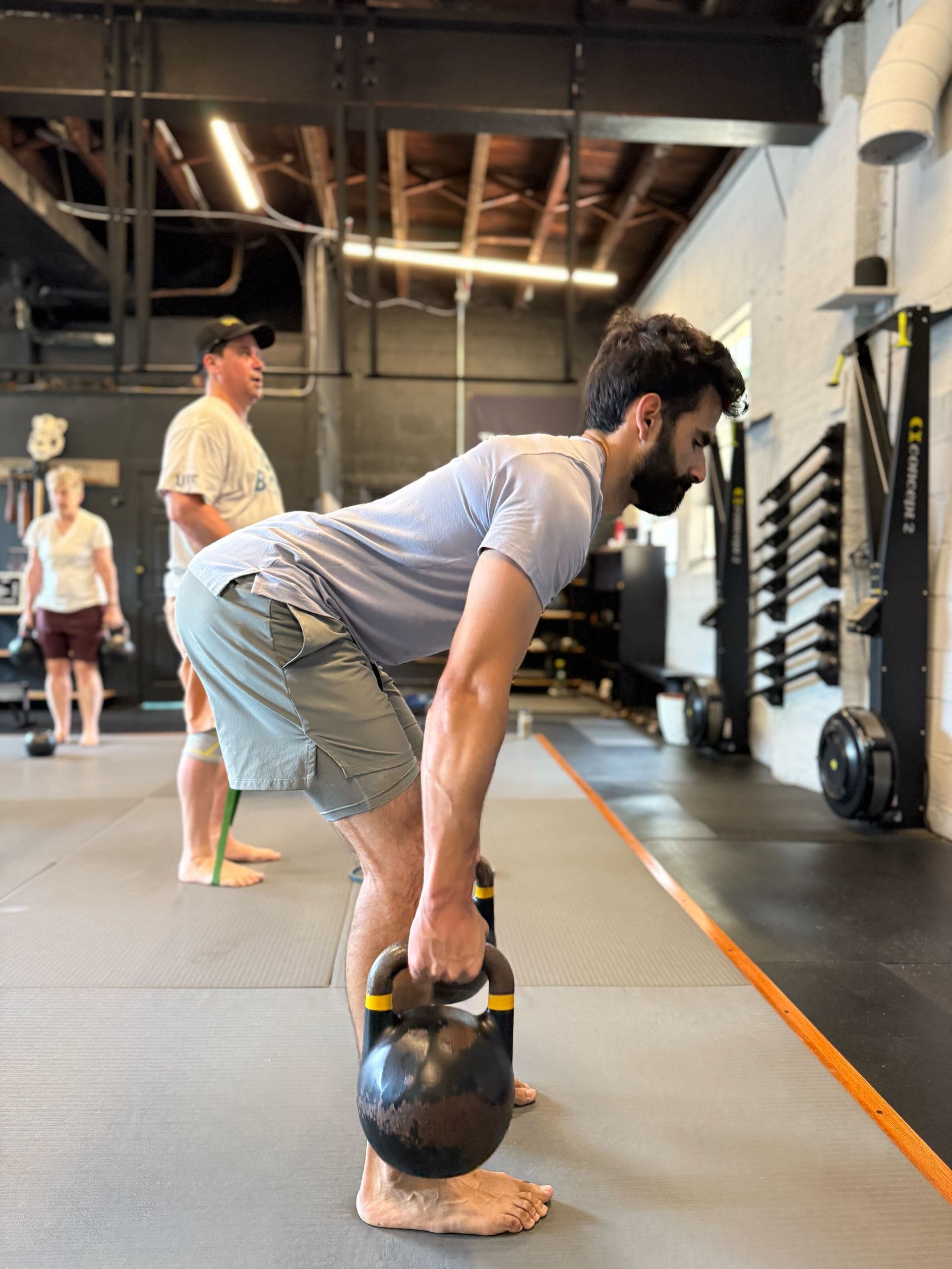Small group strength class at Soma MVMT in Maplewood, NJ with coached form cues for confident, effortless progress