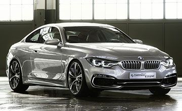 Silver BMW 4 Series Coupe in a Modern Setting — Supalook Smash Repairs In Port Macquarie, NSW