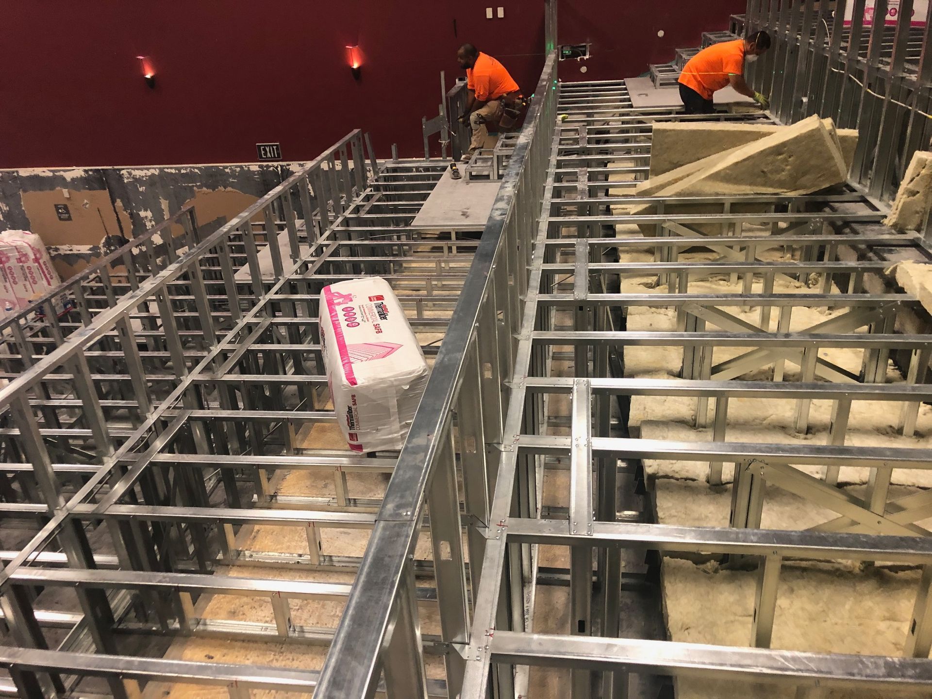 cinema insulation install