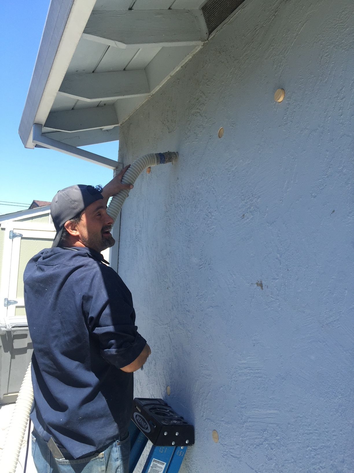 external wall holes