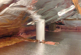 foam insulation close up